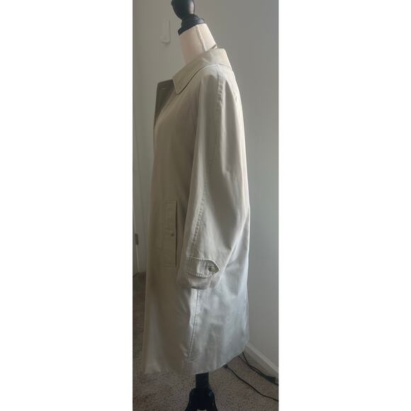 Burberry Camden Women’s Beige Removable Lining Water Resistant Trench Coat Sz XL - Picture 3 of 16